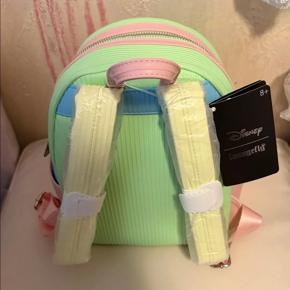 Loungefly Disney Lilo& Stitch -Stitch &Angel love Pastel Backpack Hard Tag New